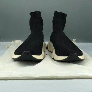 Balenciaga Black and White Sock Sneakers